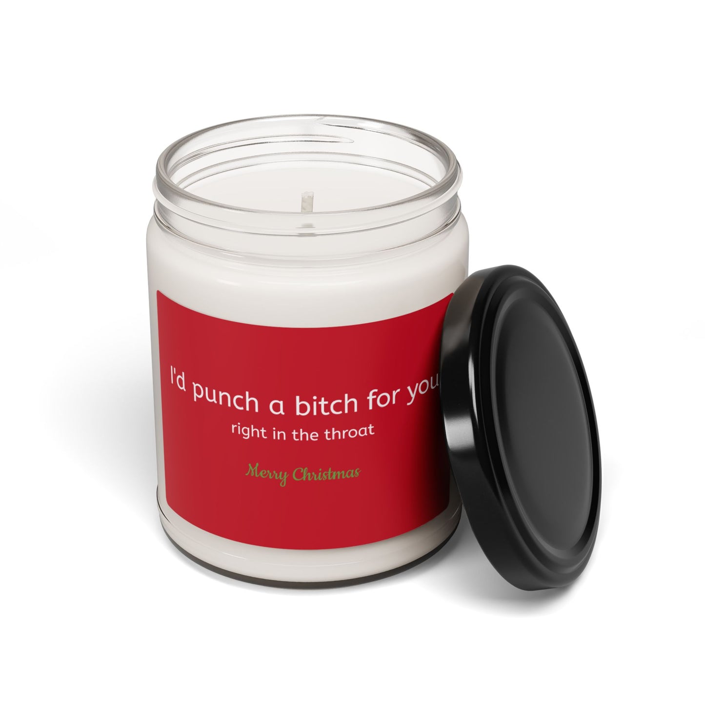 I'd punch a bitch - Scented Soy Candle, 9oz