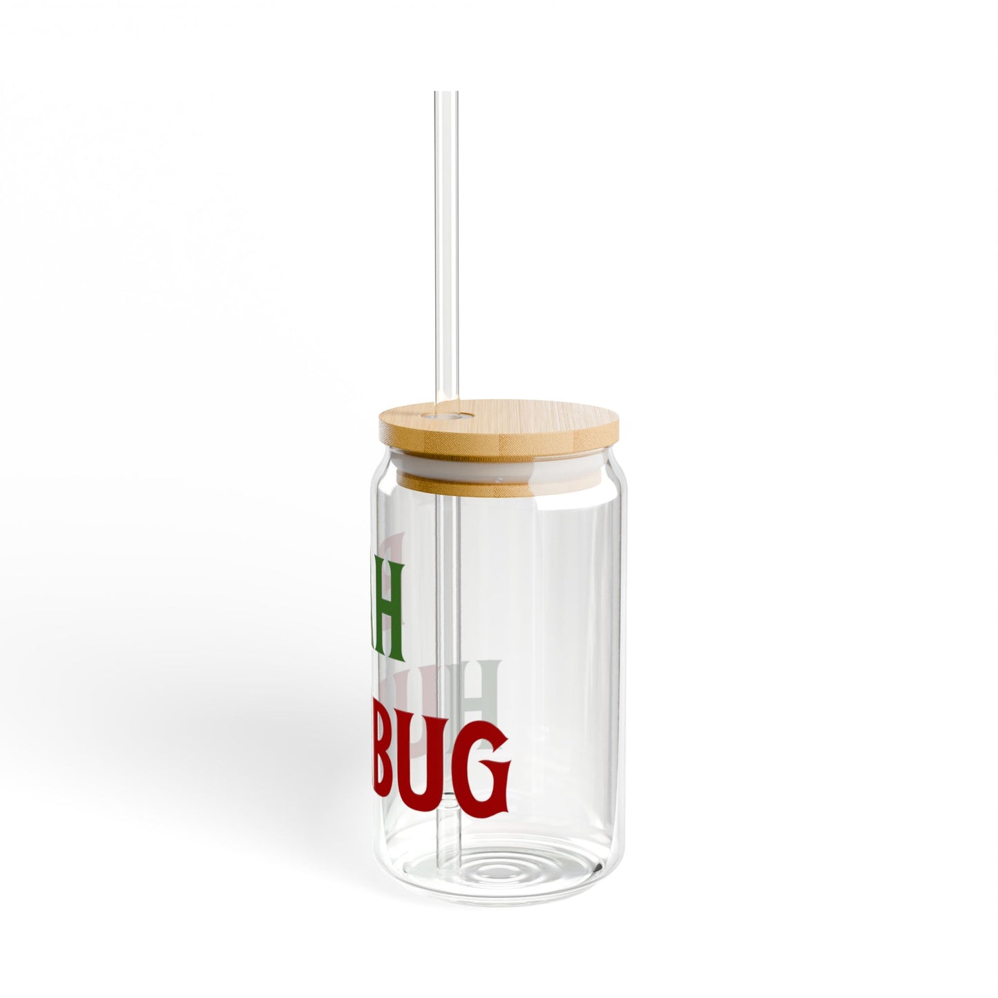 BAH HUMBUG Sipper Glass, 16oz