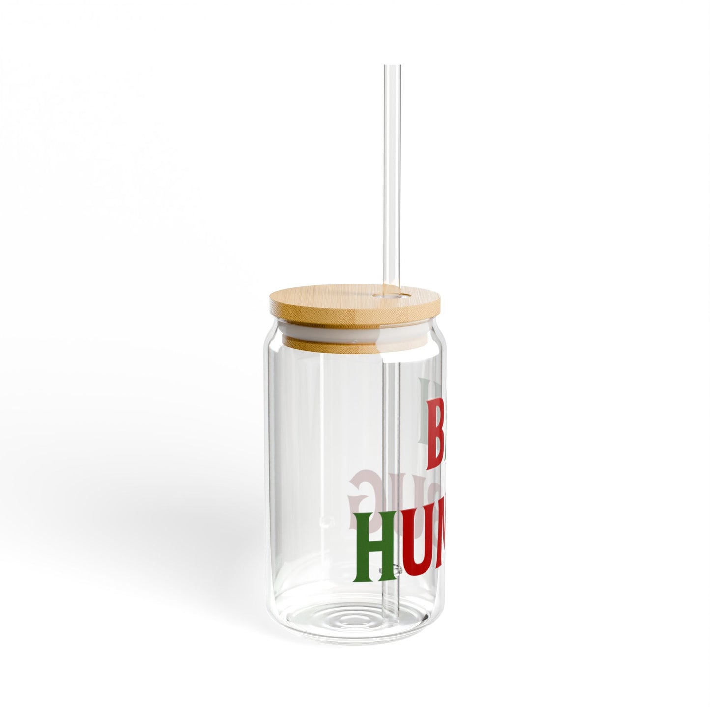 BAH HUMBUG Sipper Glass, 16oz