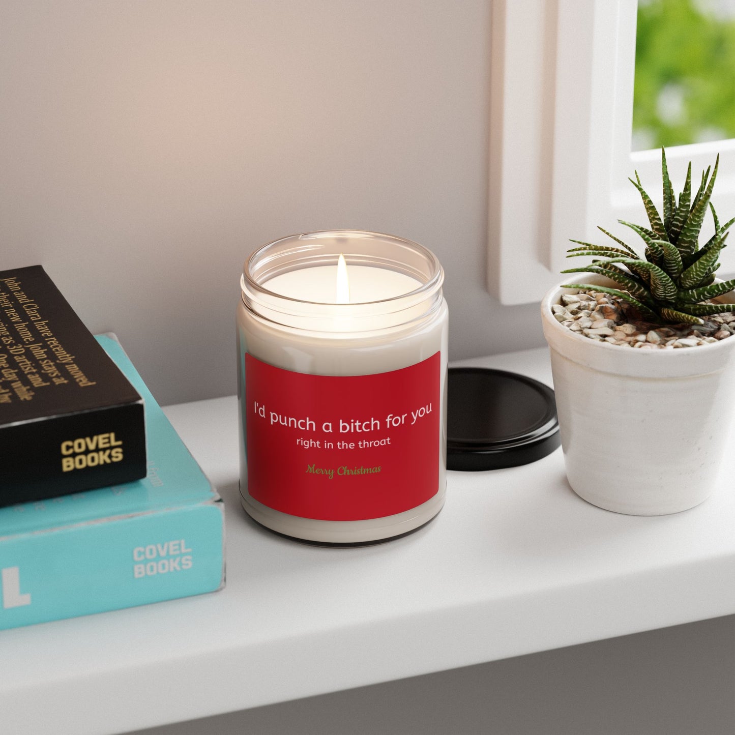 I'd punch a bitch - Scented Soy Candle, 9oz