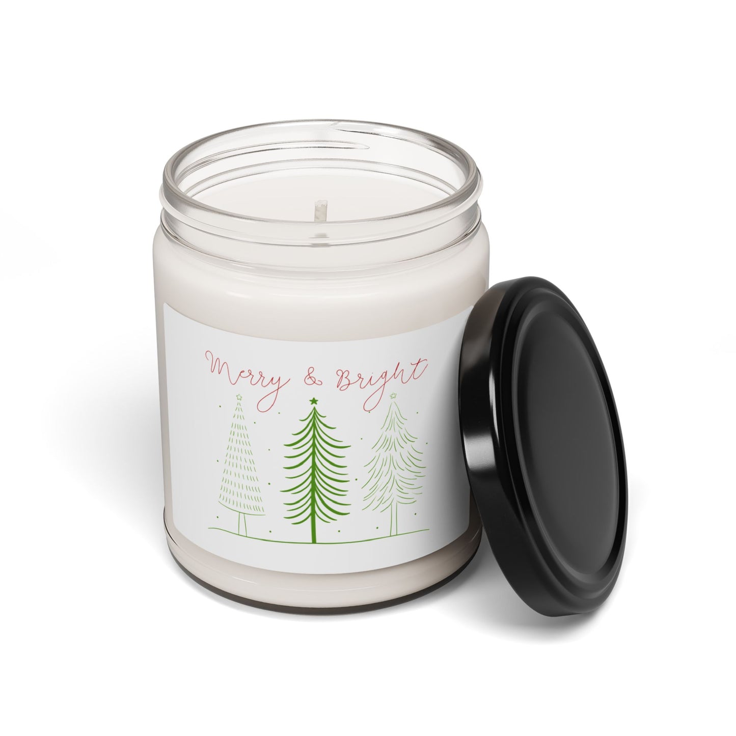 Merry and Bright Trees - Scented Soy Candle, 9oz