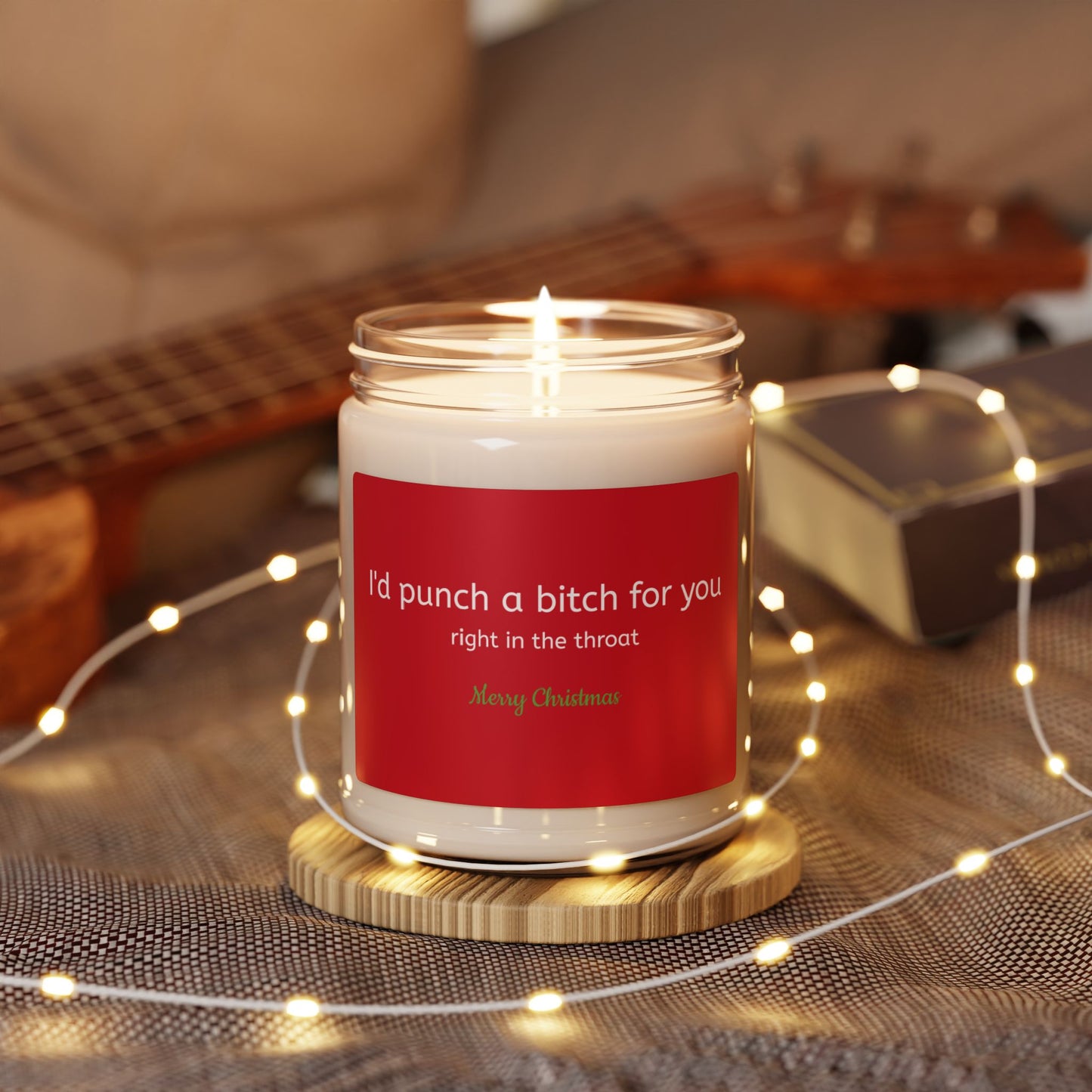 I'd punch a bitch - Scented Soy Candle, 9oz