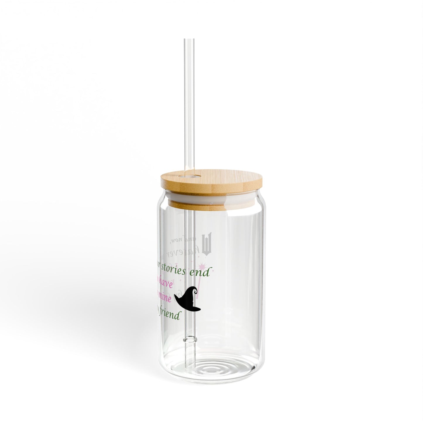 Wicked themed Sipper Glass, 16oz