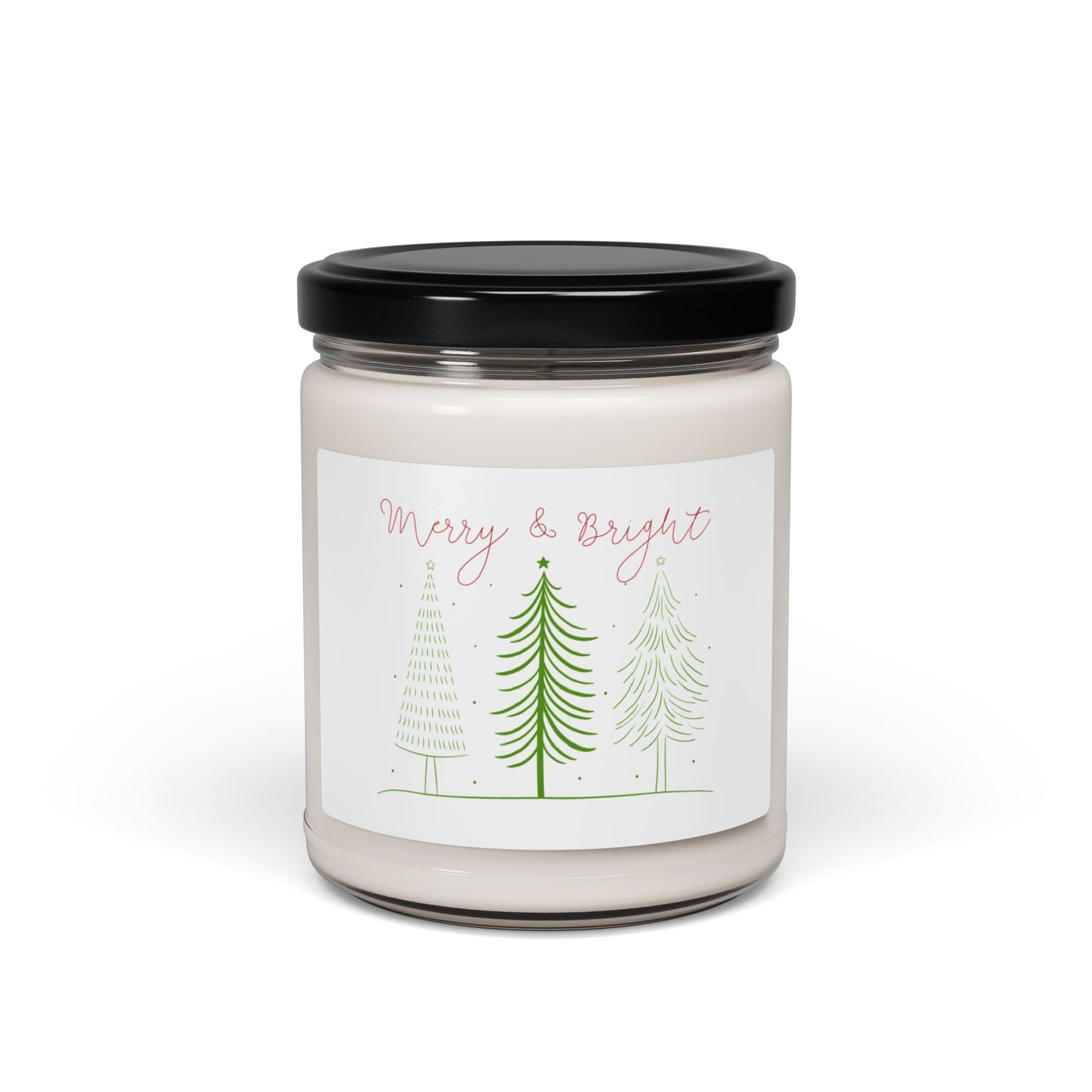 Merry and Bright Trees - Scented Soy Candle, 9oz