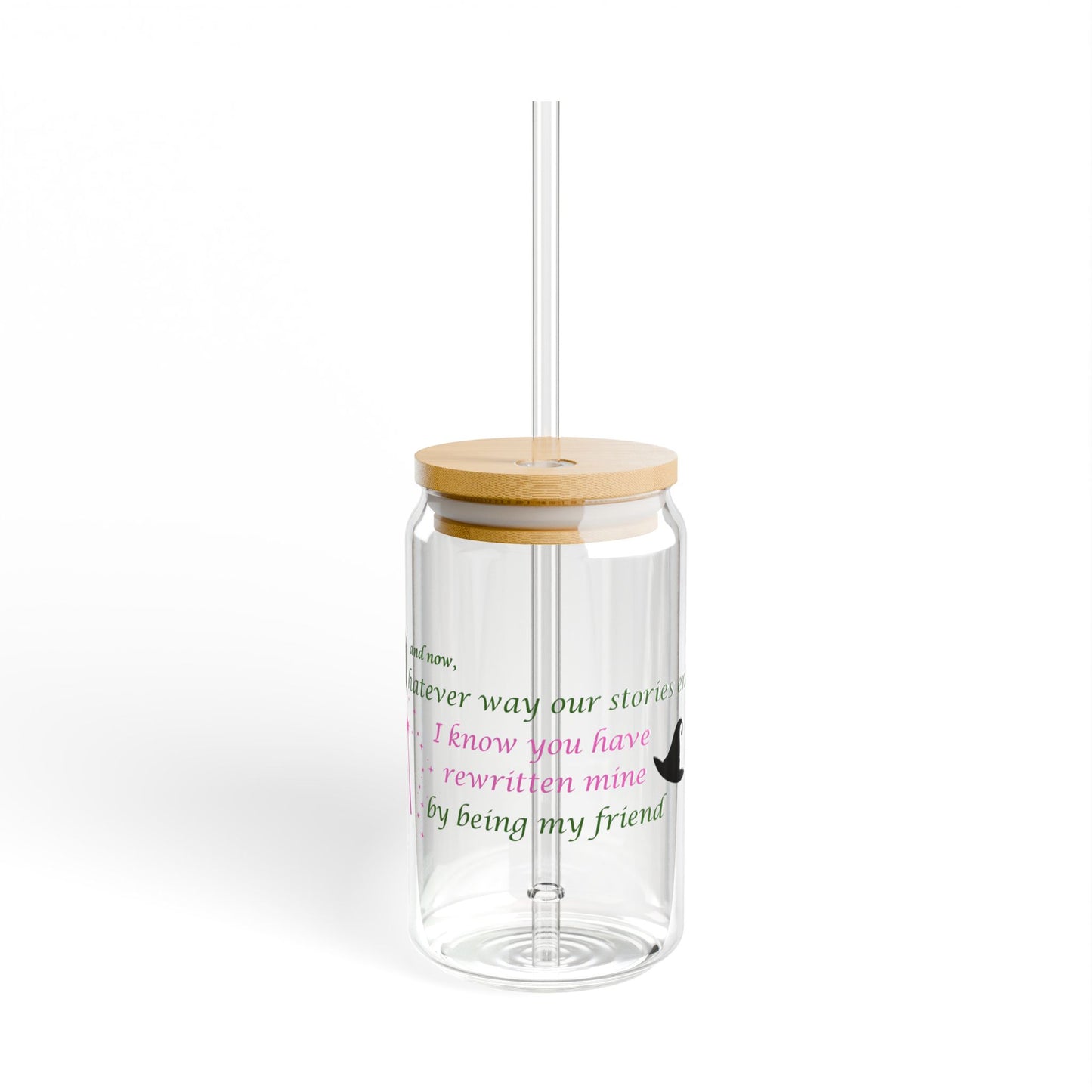 Wicked themed Sipper Glass, 16oz