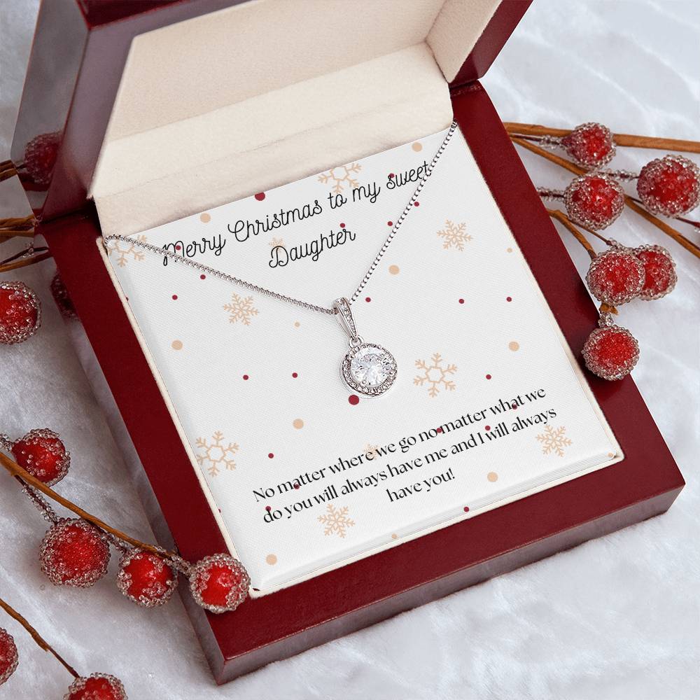 Merry Christmas to my Sweet Daughter - Eternal Hope Necklace