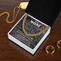 Stunning Men's Chain - To my son Basketball message