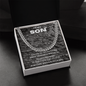 Stunning Men's Chain - To my son Basketball message
