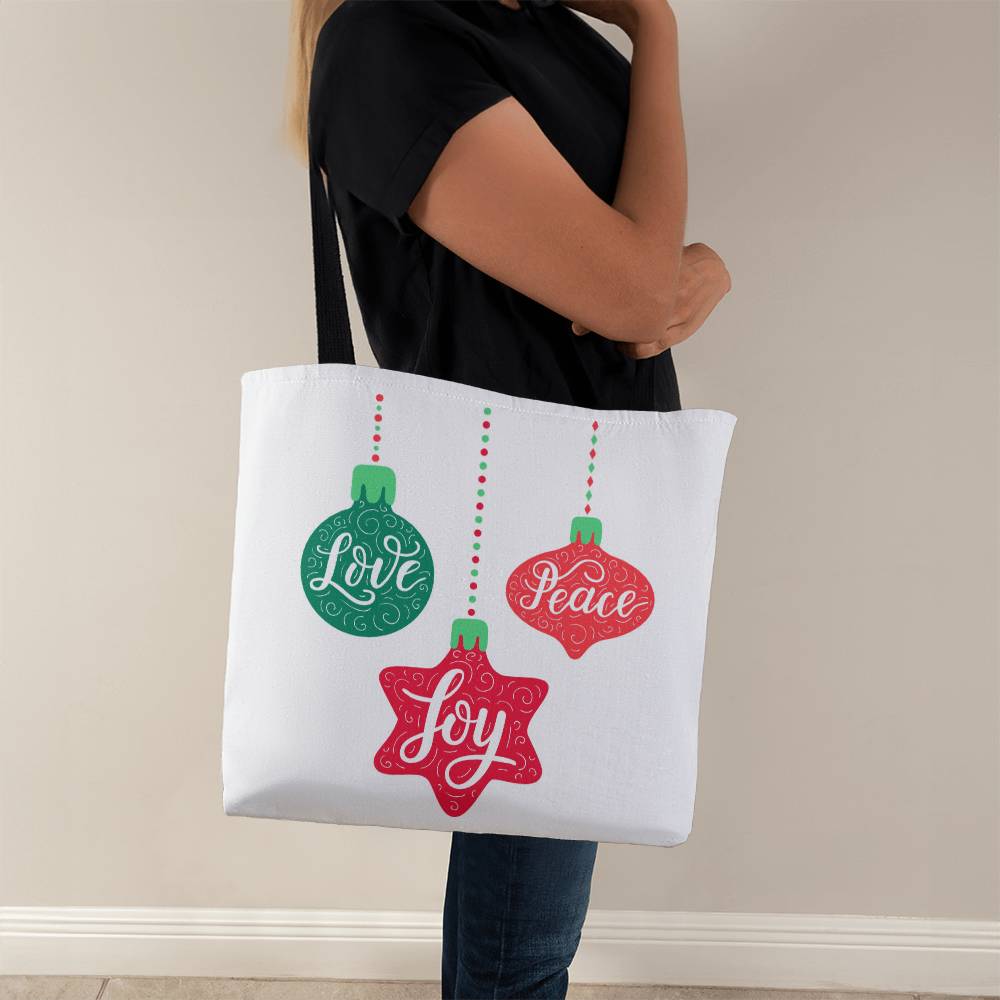 Love Joy Peace Ornament Classic Tote