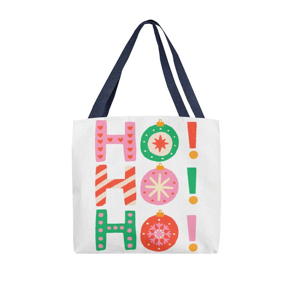 Ho Ho Ho pastel ornament Classic Tote