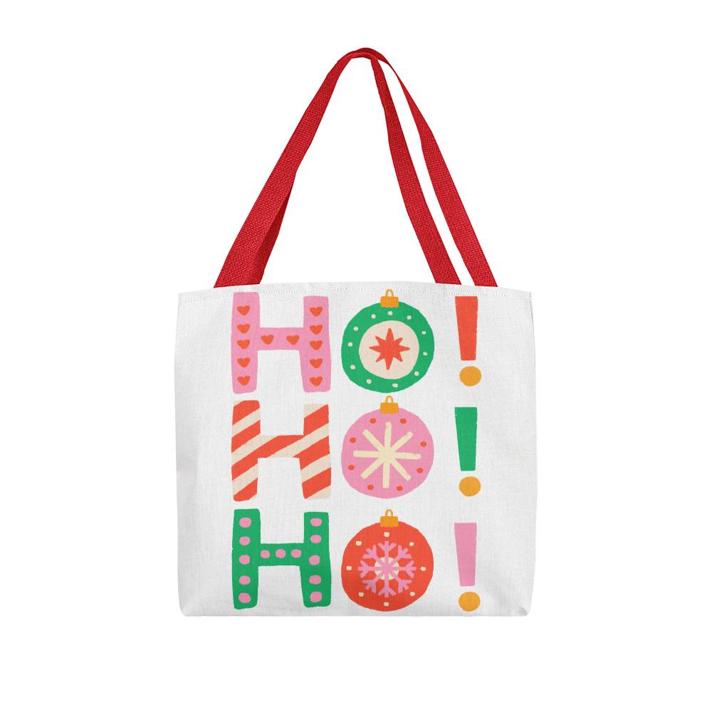 Ho Ho Ho pastel ornament Classic Tote