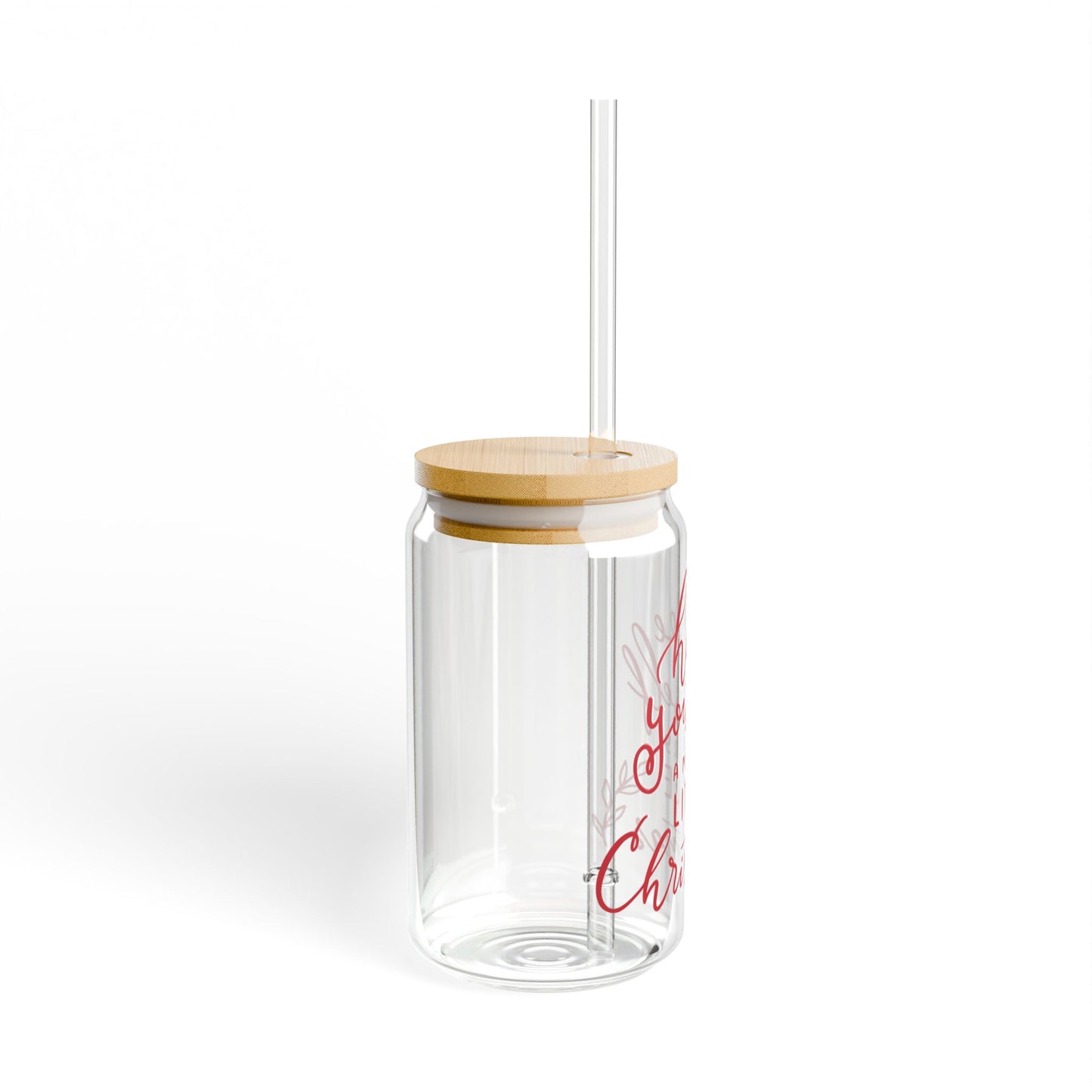 Have yourself a merry little Christmas Sipper Glass, 16oz