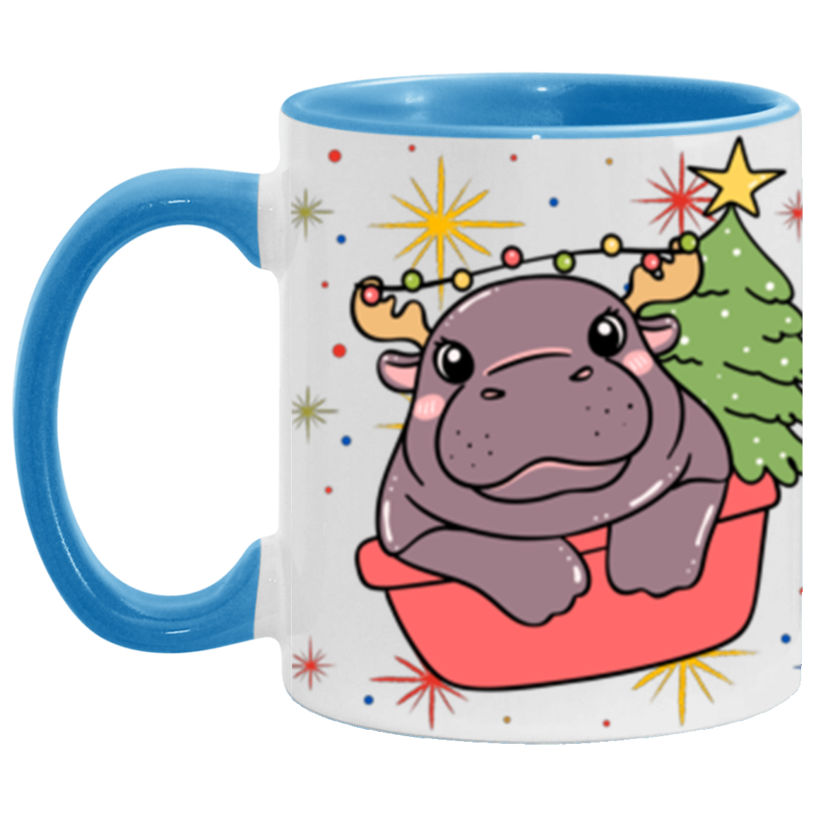 I want a hippopotamus for Christmas mug 2