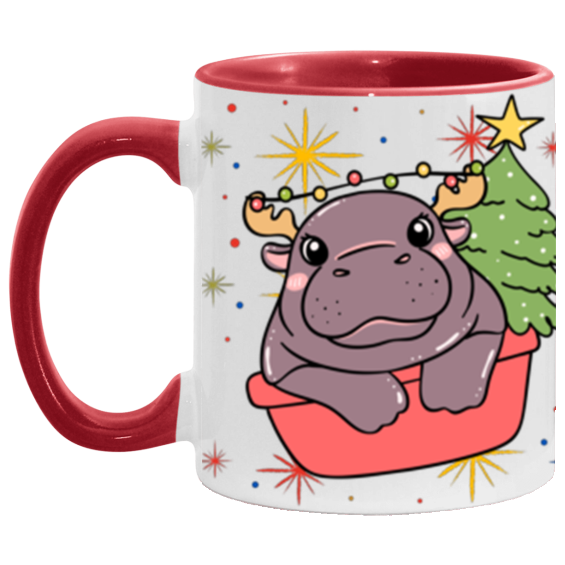 I want a hippopotamus for Christmas mug 2