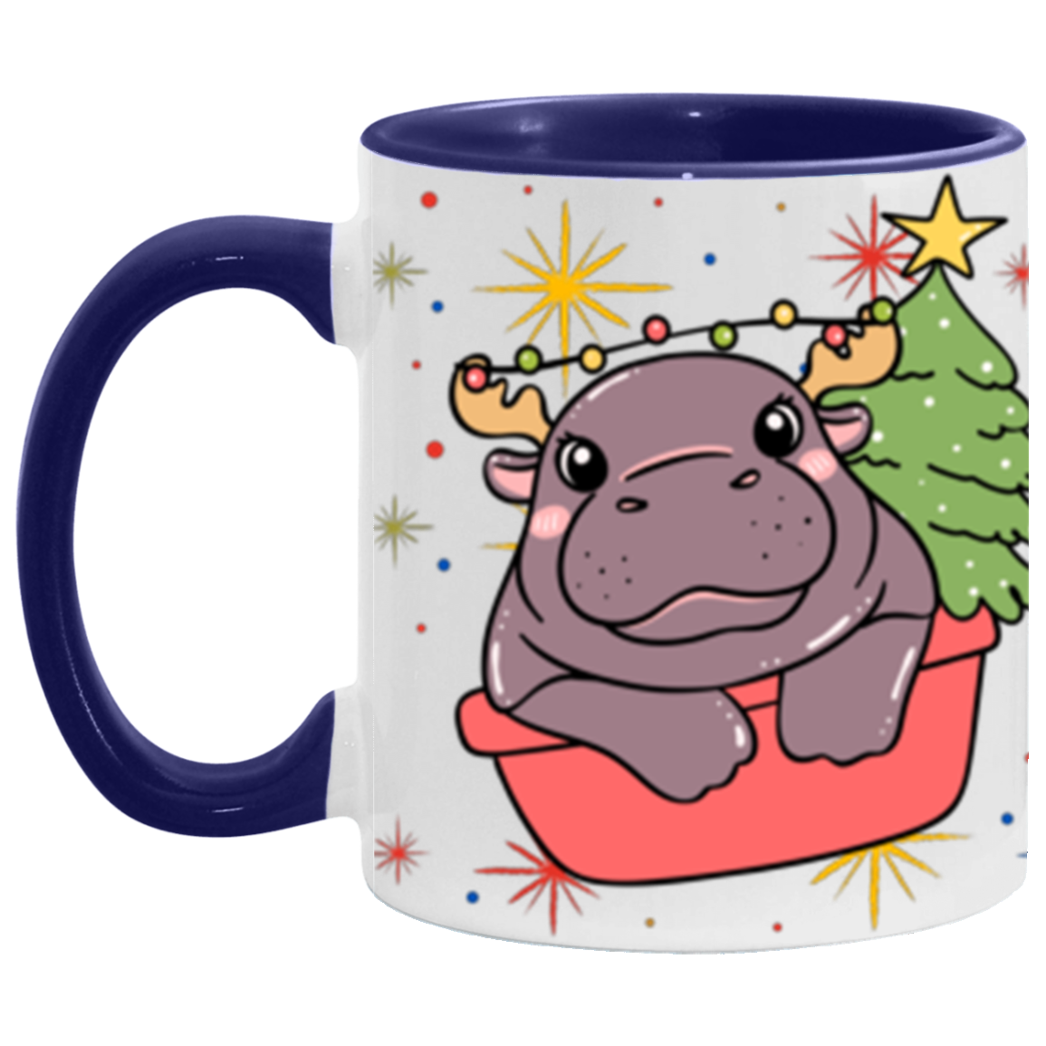 I want a hippopotamus for Christmas mug 2