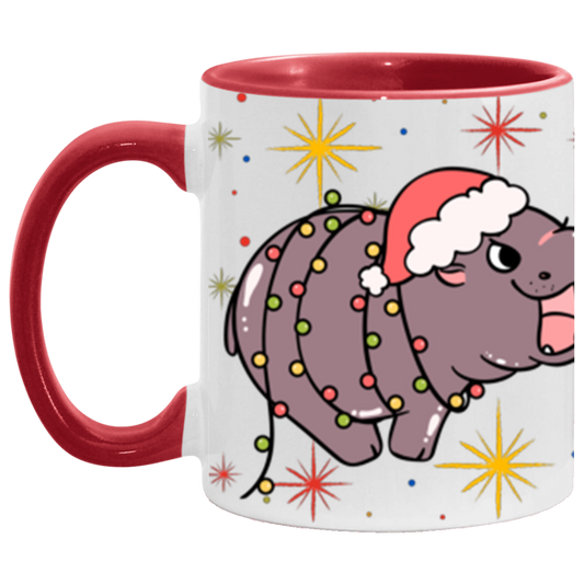 I want a hippopotamus for Christmas mug 1