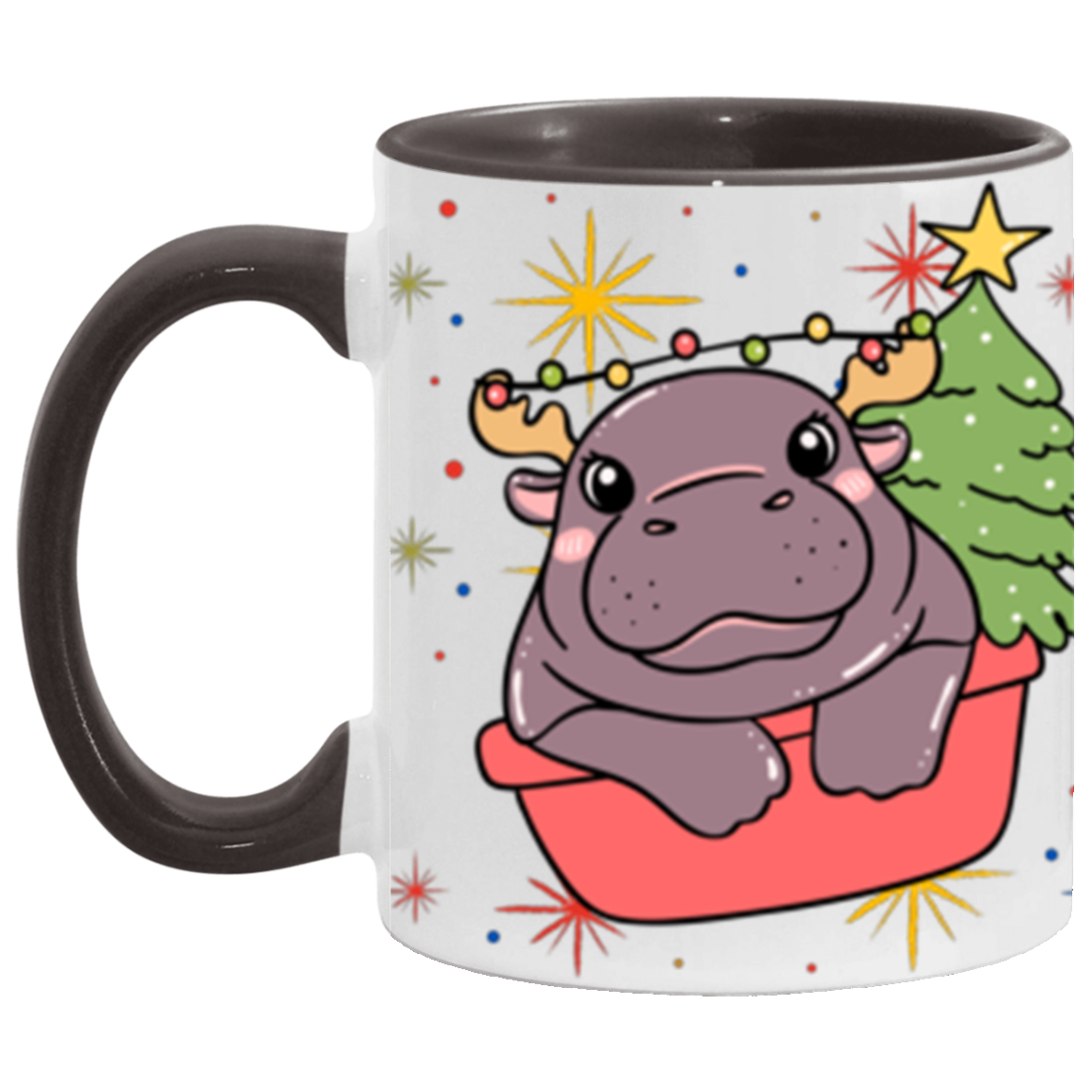 I want a hippopotamus for Christmas mug 2