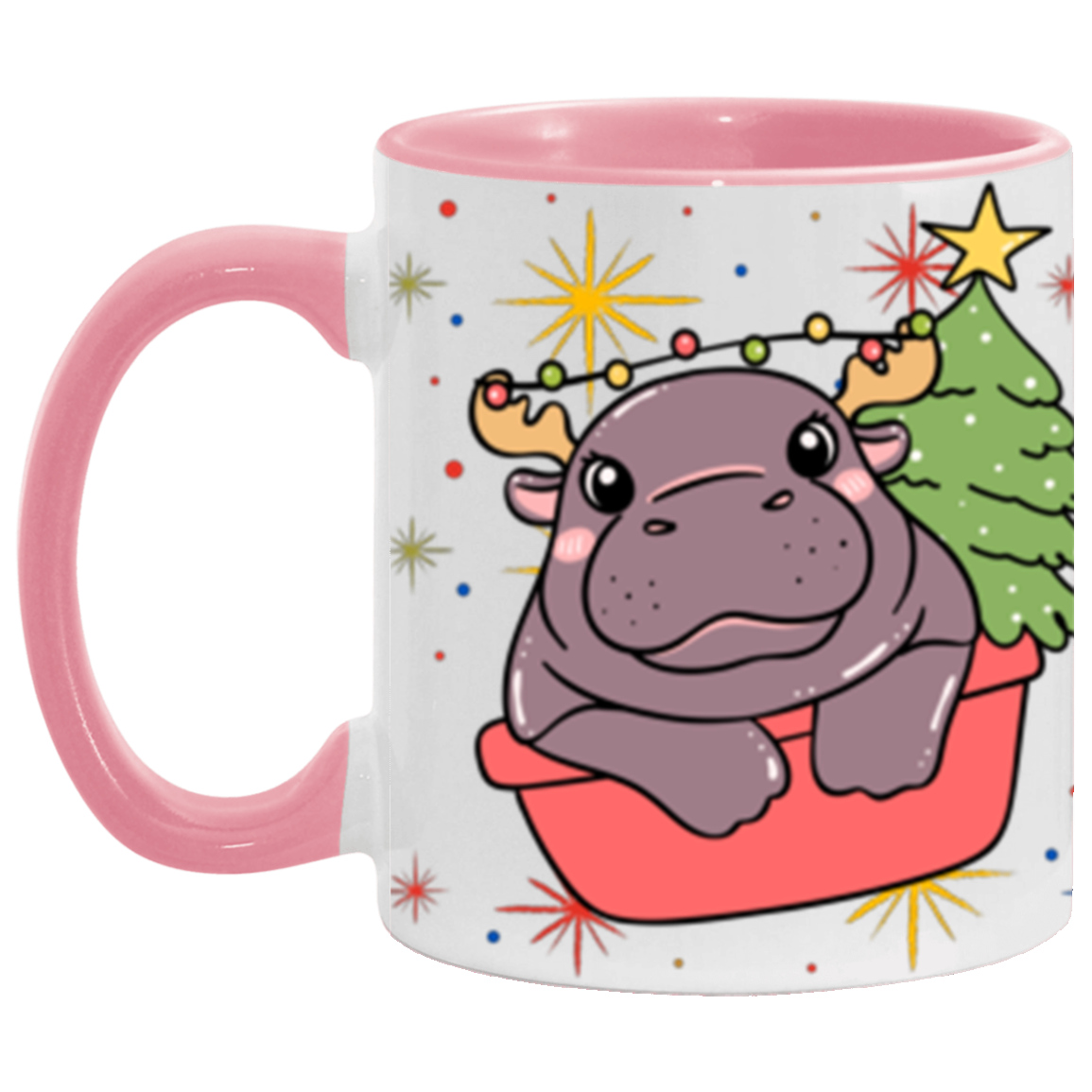 I want a hippopotamus for Christmas mug 2