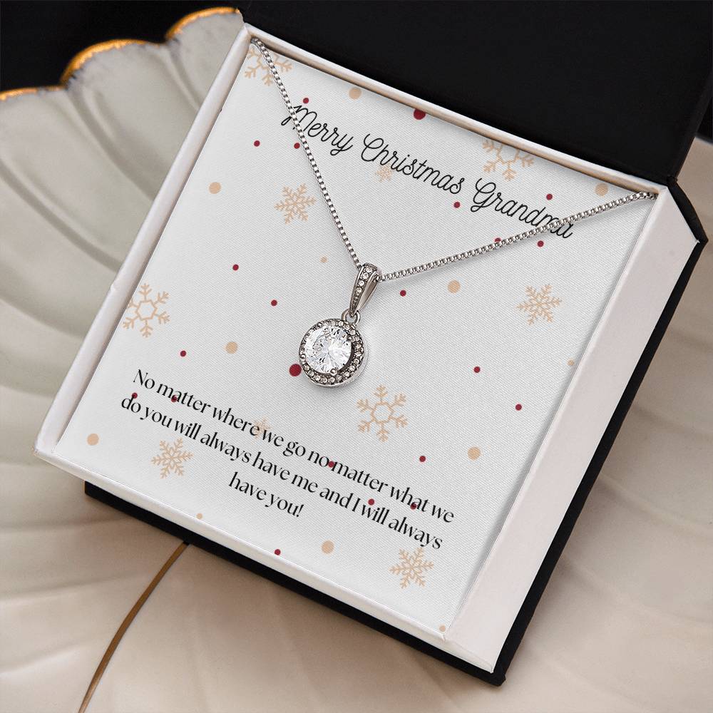 Merry Christmas Grandma Eternal Hope Necklace