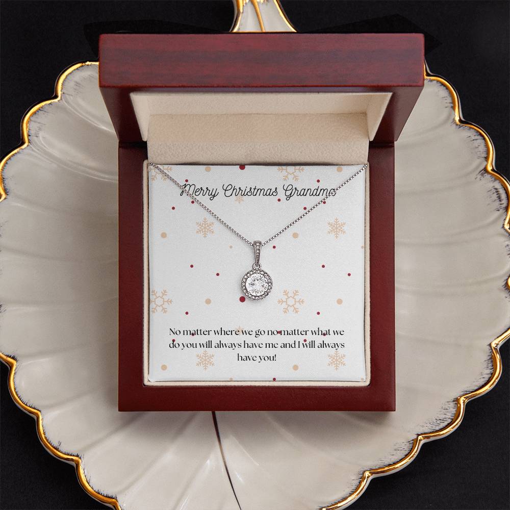 Merry Christmas Grandma Eternal Hope Necklace