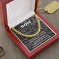 Stunning Men's Chain - To my son Baseball message