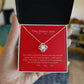 Merry Christmas Auntie - Love Knot Necklace