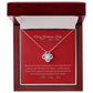 Merry Christmas Auntie - Love Knot Necklace