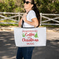 Powered by Coffee and Christmas Music Weekender Tote